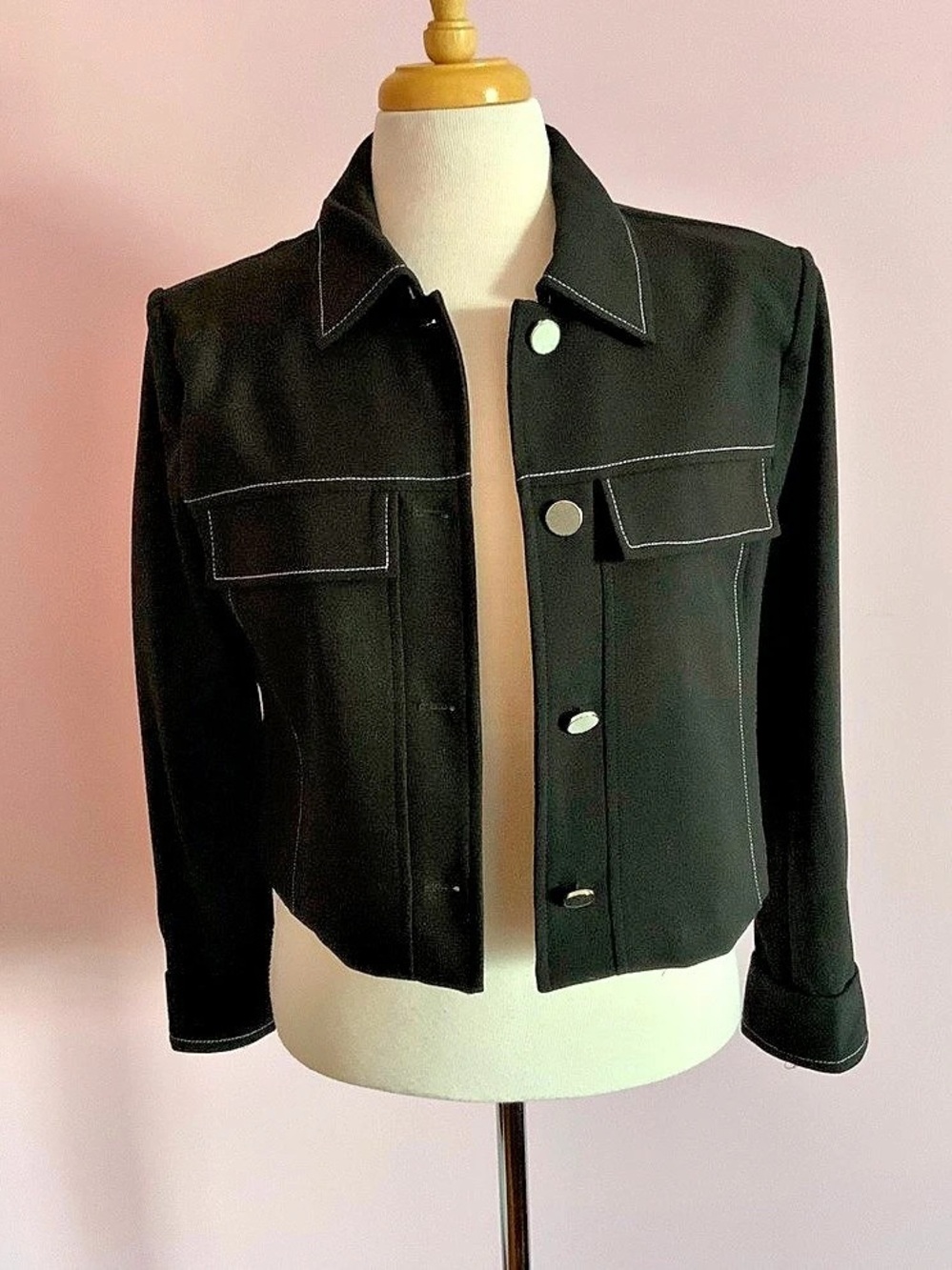 Truth by PrecioUS Utility Jacket Black Medium Like New